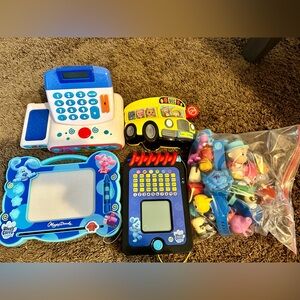 Blues clues and random toys